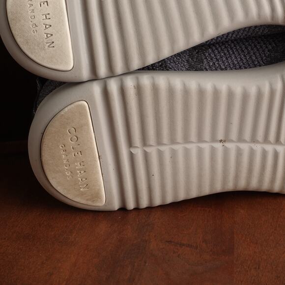 Cole Haan Oxford Men SZ 12M Gray ZeroGrand Stitchlite Wingtip Comfort Dress Shoe - Picture 9 of 14